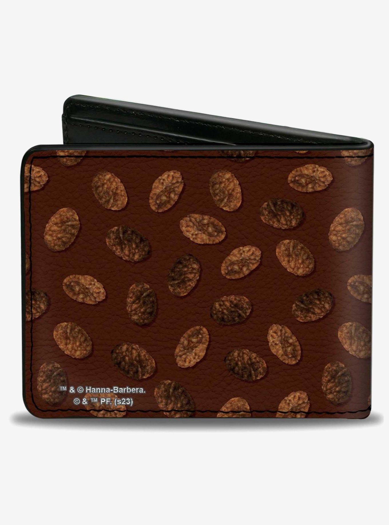 The Flintstones Post Cocoa Pebbles Corner Logo and Cereal Scattereds Bifold Wallet, , hi-res