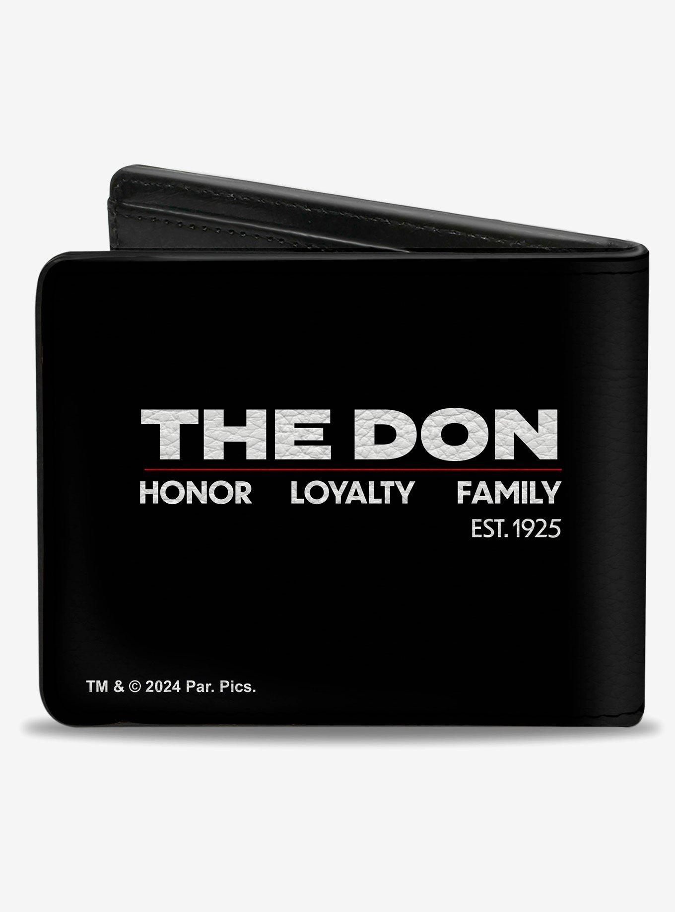 The Godfather Vito Corleone the Don Loyalty Honor Family Bifold Wallet, , hi-res
