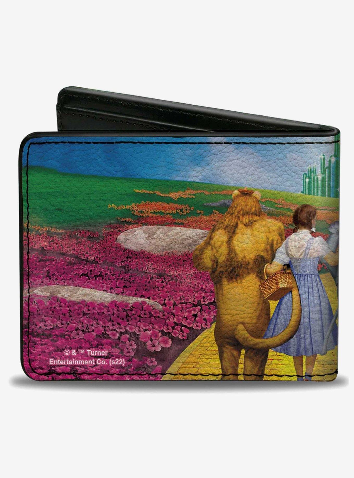 Wizard of Oz Brick Road Poppy Field and Emerald City Bifold Wallet, , hi-res
