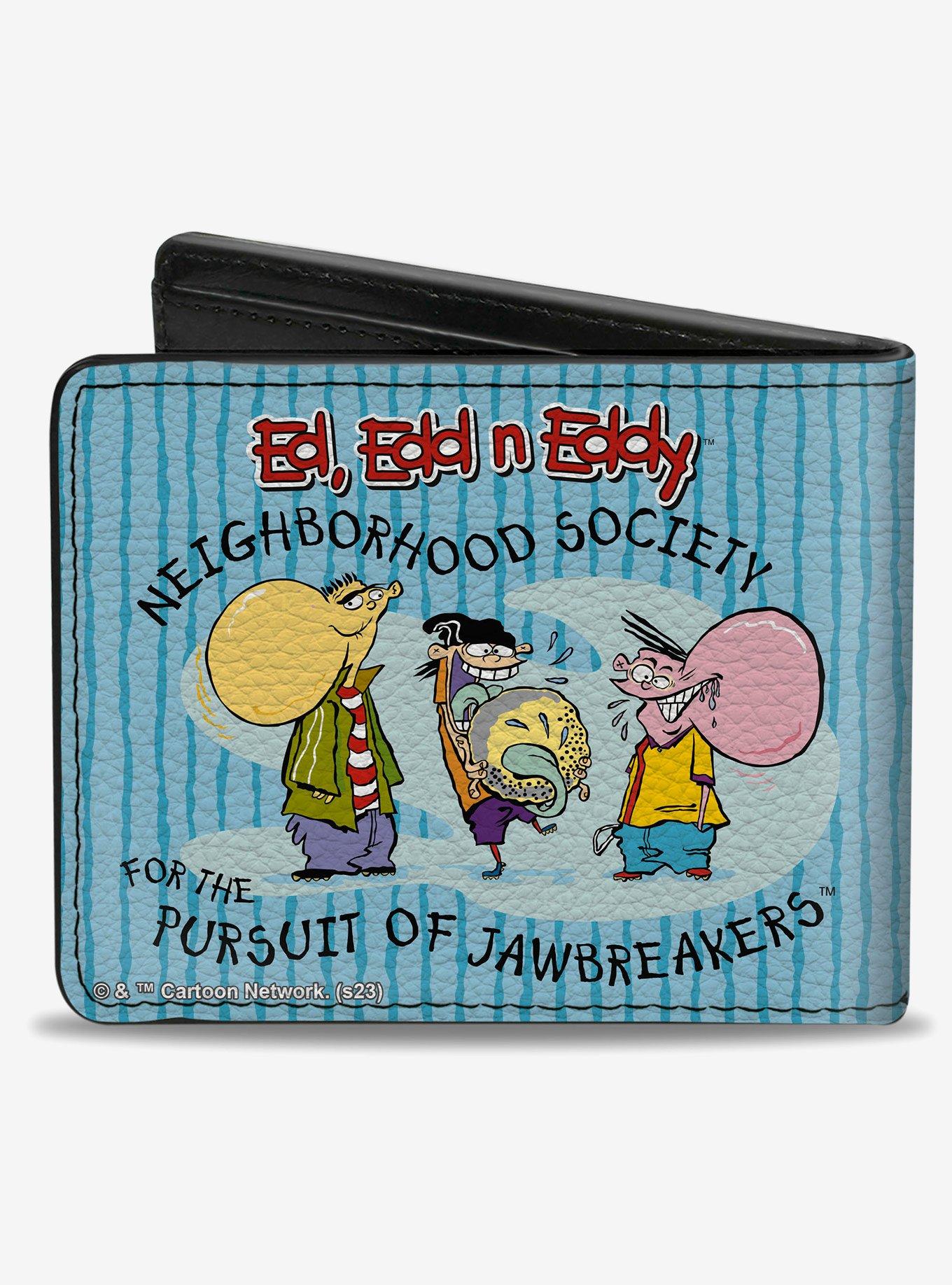 Ed Edd N Eddy Jawbreakers Pose and Title Logo Bifold Wallet, , hi-res