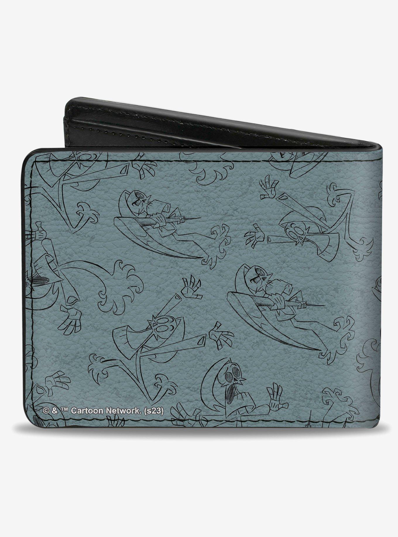 The Grim Adventures of Billy and Mandy Group Pose and Grim Bifold Wallet, , hi-res