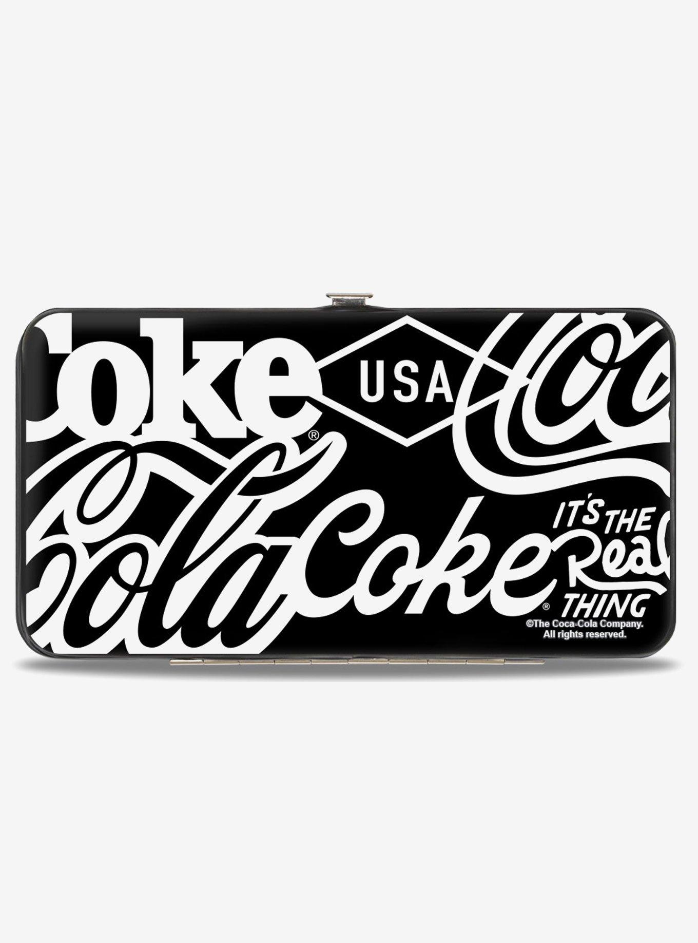 Coca-Cola Coke Typography Its The Real Thing Hinged Wallet, , hi-res