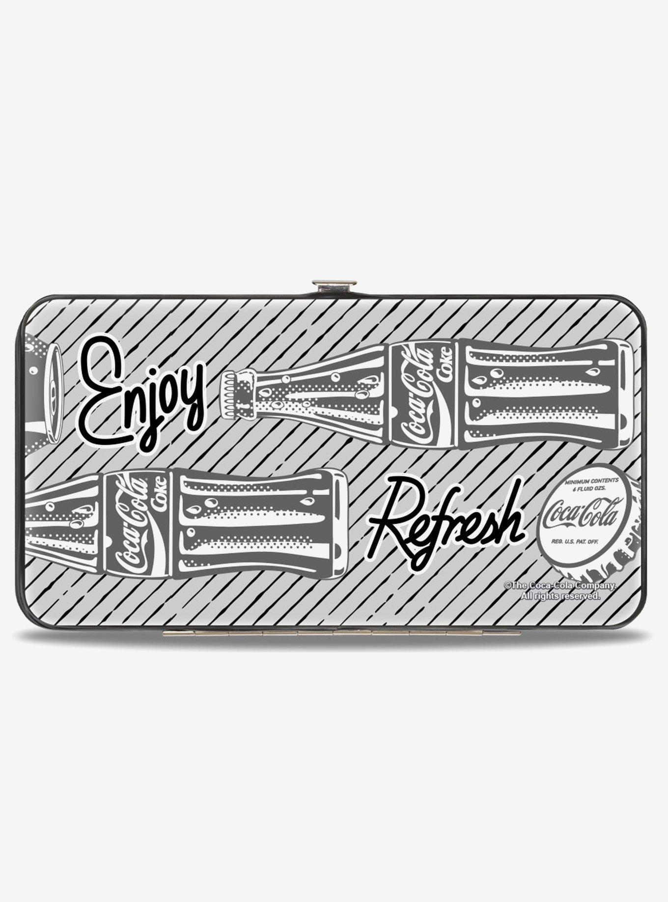 Coca-Cola Enjoy Refresh Can and Bottle Hinged Wallet, , hi-res