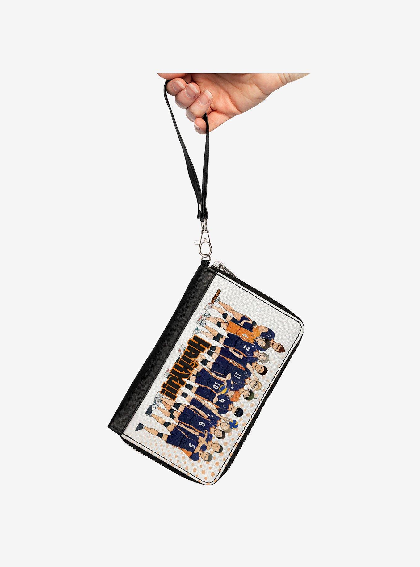 Haikyu!! Karasuno High School Team Group Pose Zip Around Wallet, , hi-res