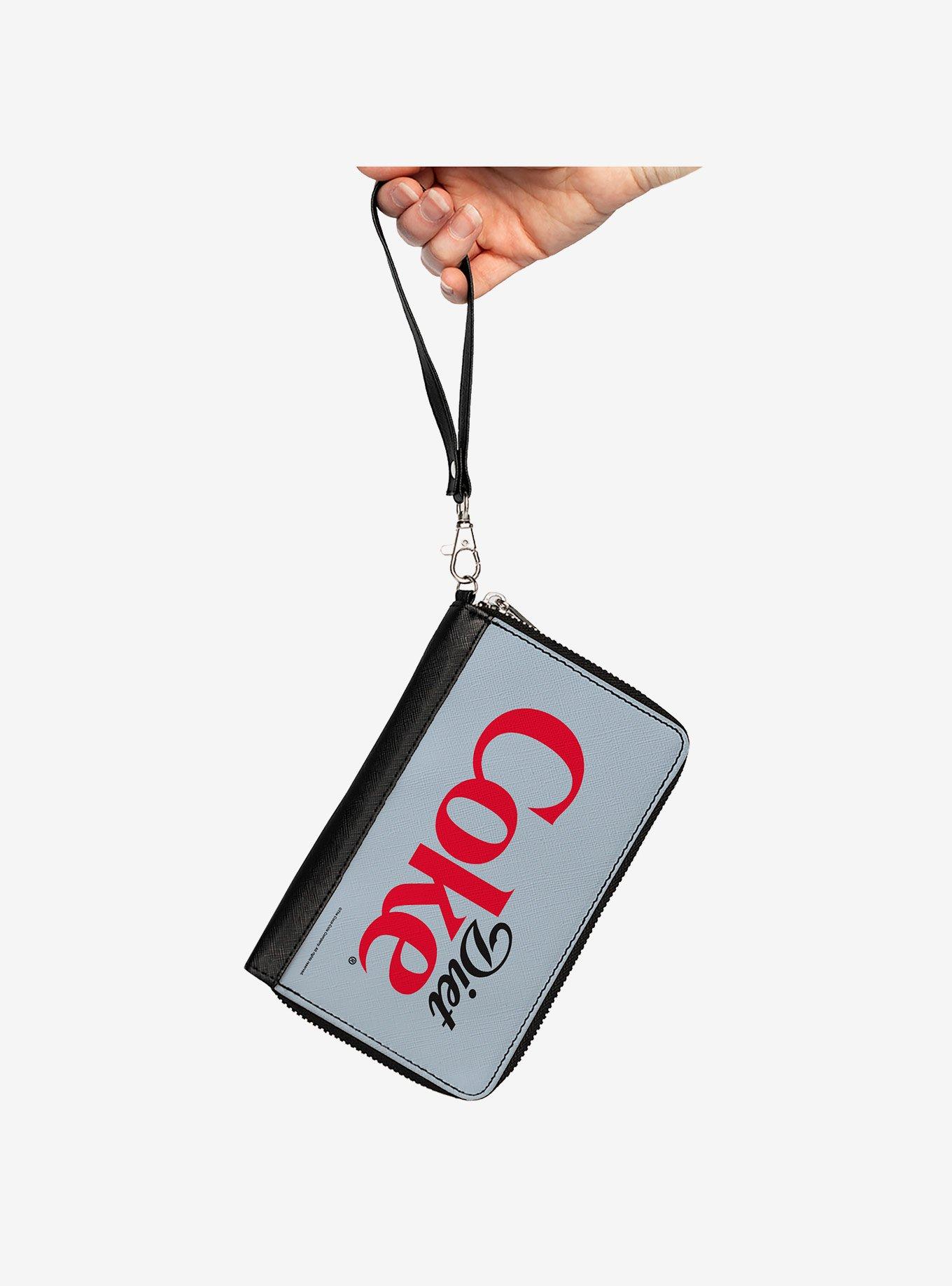 Coca-Cola Diet Coke Logo Centered Light Zip Around Wallet, , hi-res