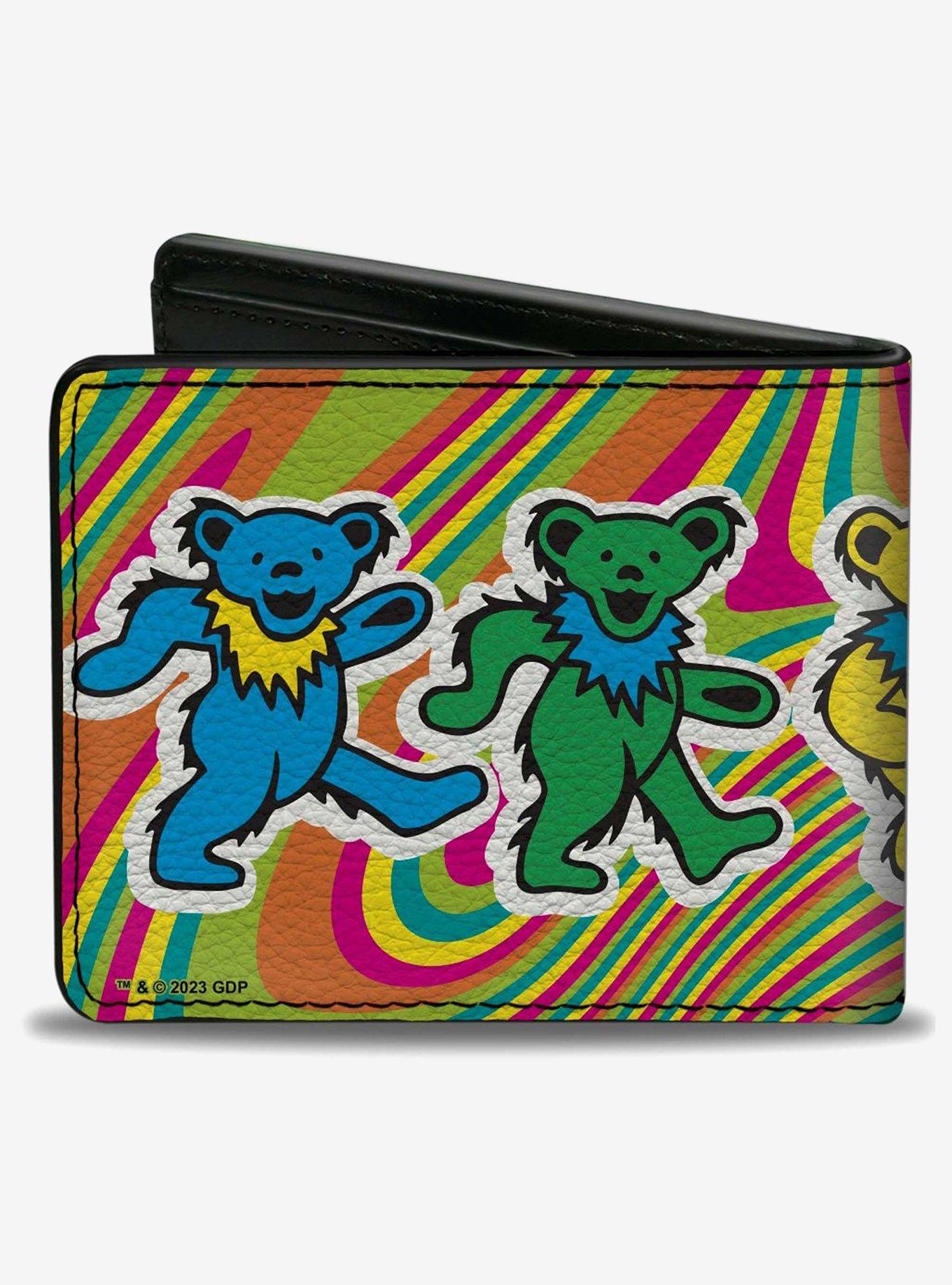 Grateful Dead Dancing Bears Swirl Bifold Wallet, , hi-res