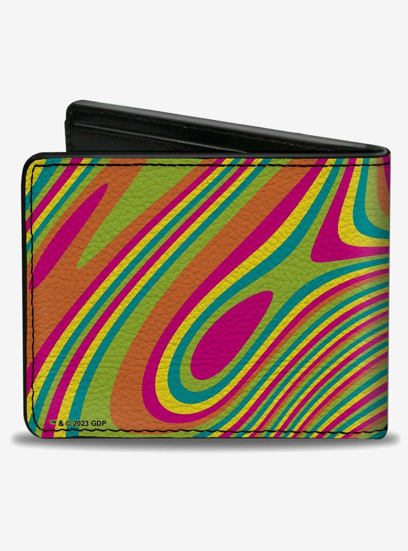 Grateful Dead Dancing Bear Icon Swirl Bifold Wallet, , hi-res