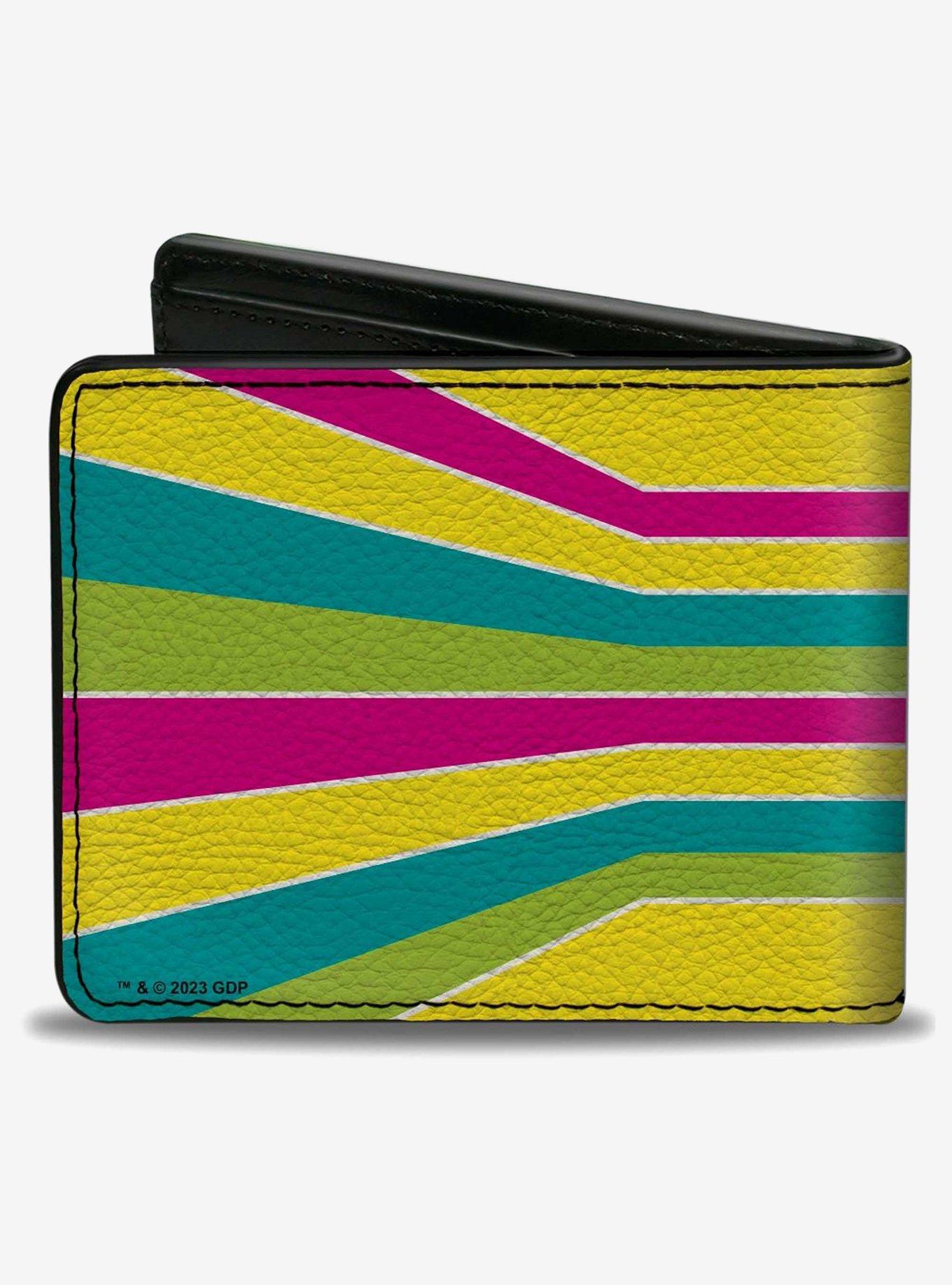 Grateful Dead Dancing Bear Icon Stripe Bifold Wallet, , hi-res