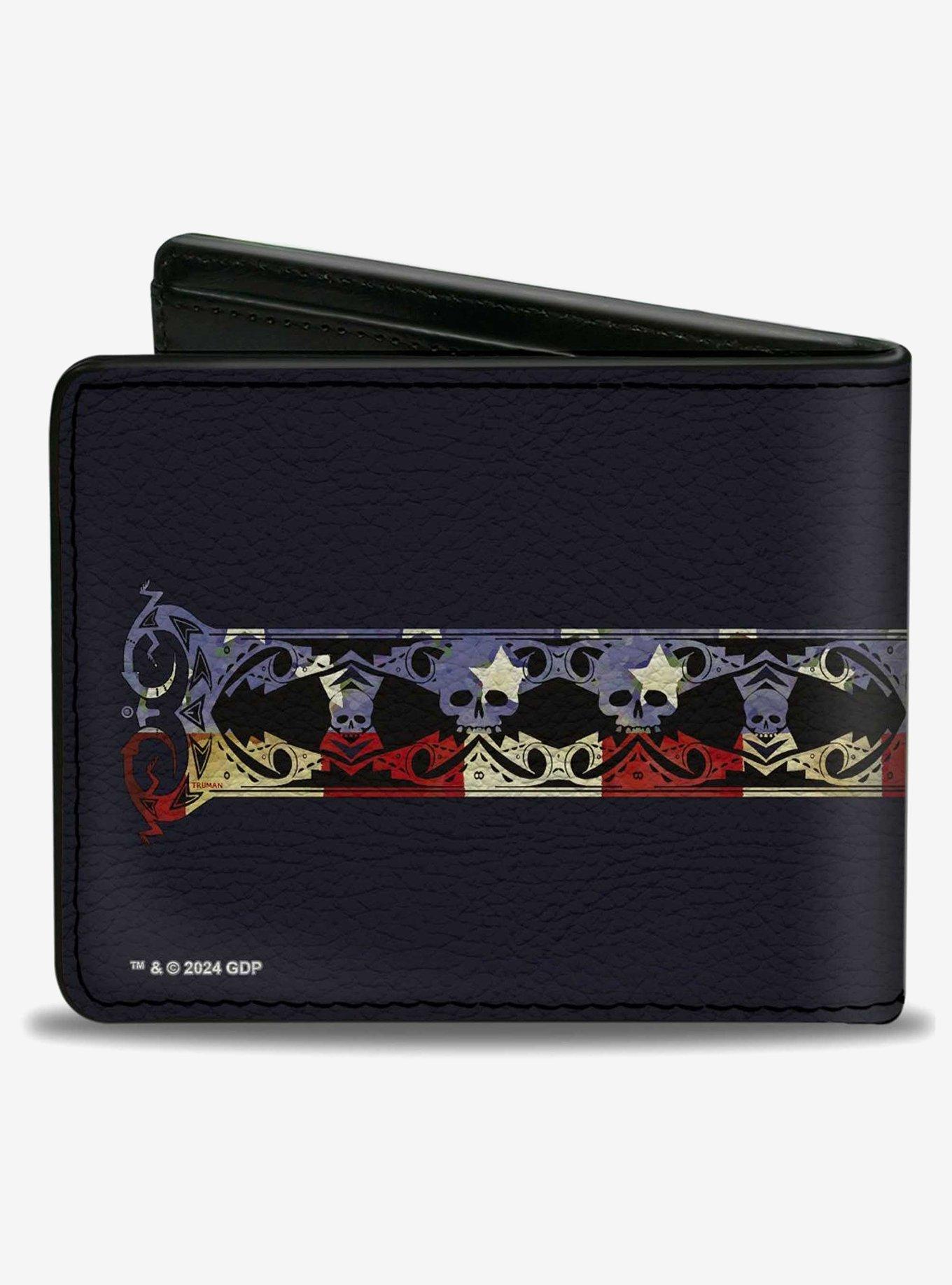 Grateful Dead Daves Picks Bonus Disc 2013 Skeleton Cover Art Bifold Wallet, , hi-res