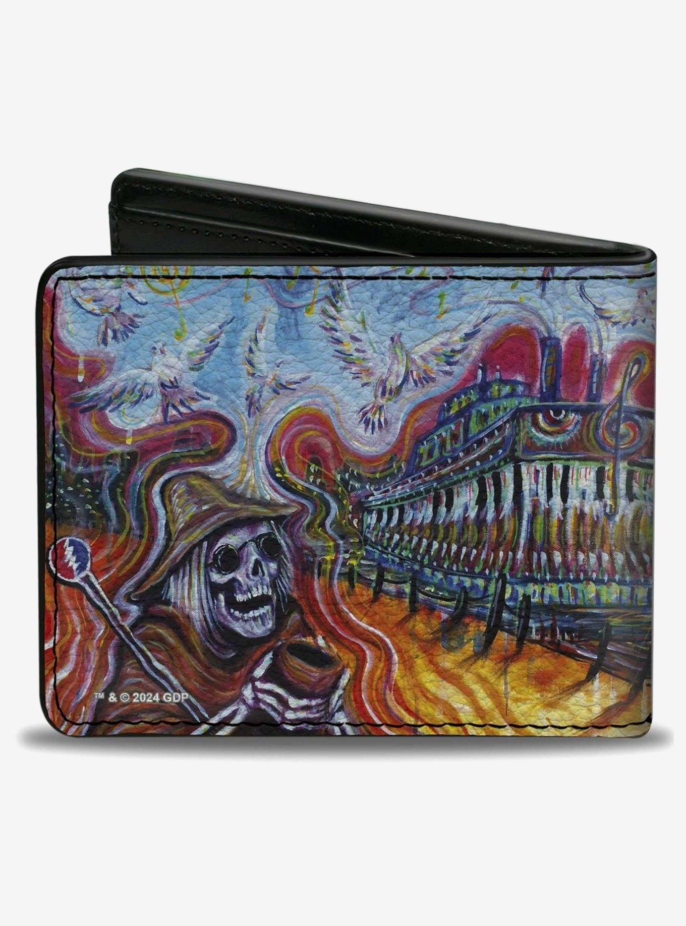 Grateful Dead Daves Picks Municipal Auditorium Nashville Art Bifold Wallet, , hi-res