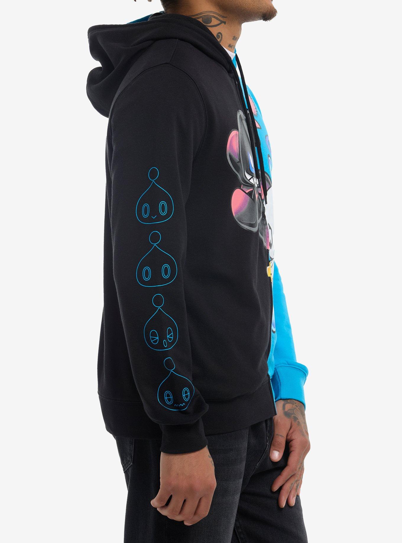Sonic The Hedgehog Light & Dark Chao Split Hoodie, MULTI, alternate