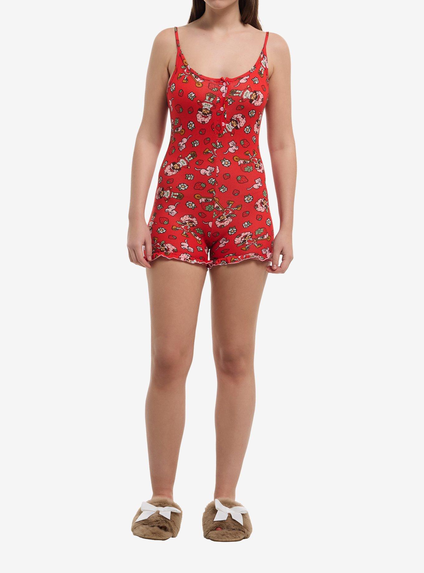 Strawberry Shortcake Cami Romper, , hi-res
