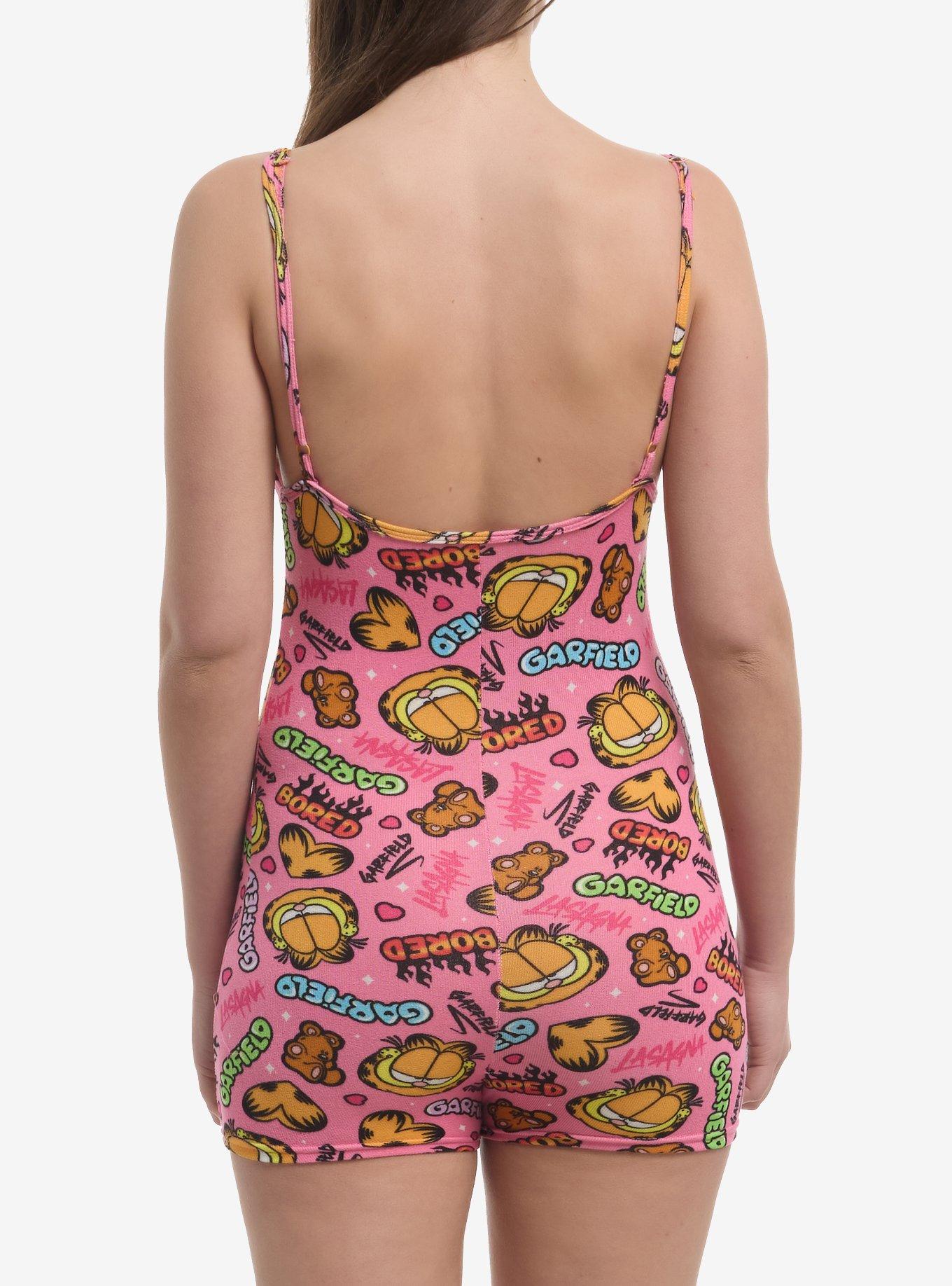 Garfield Graffiti Cami Romper, MULTI, alternate