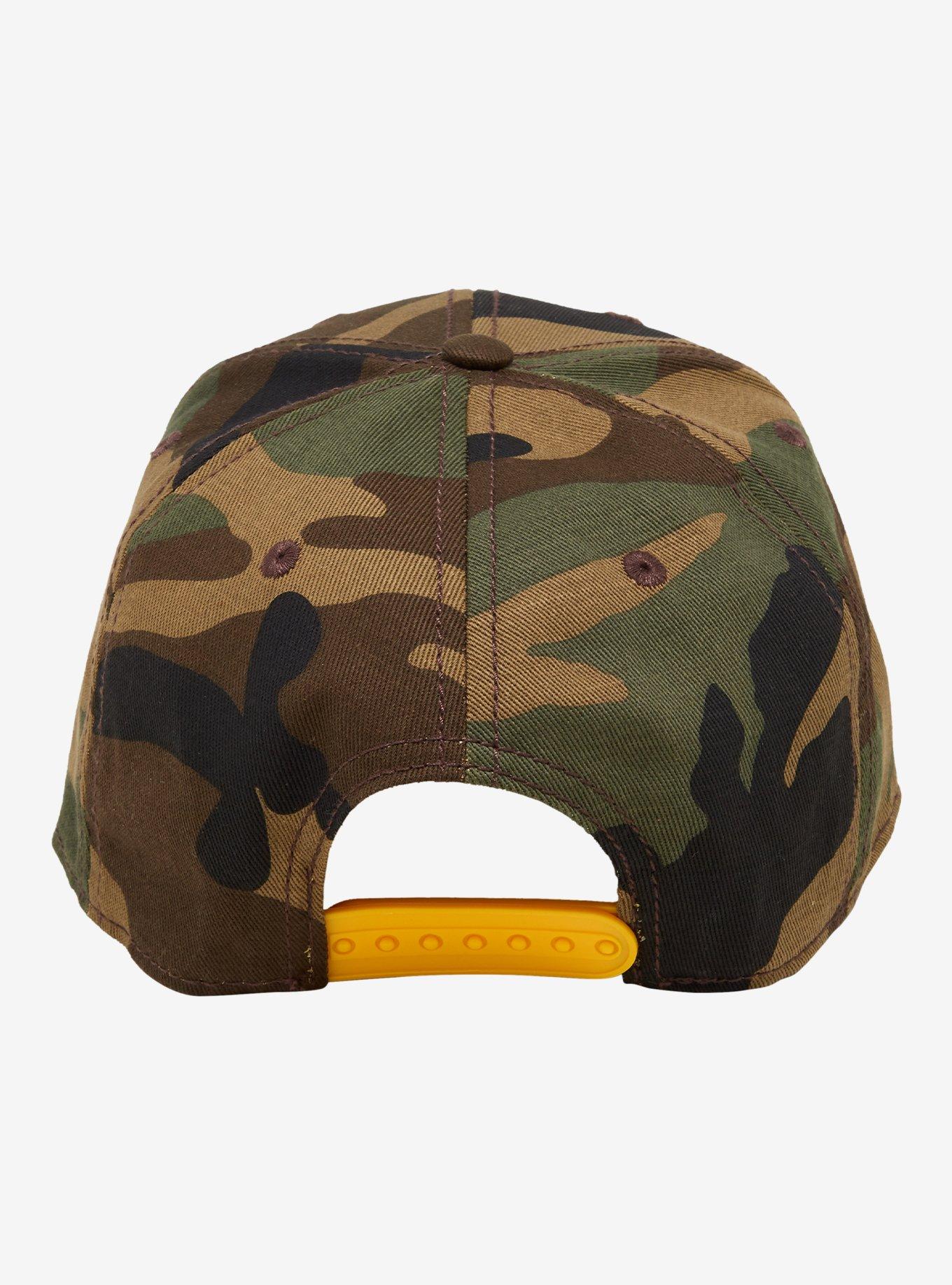 Jurassic Park Camouflage Snapback Hat, , alternate