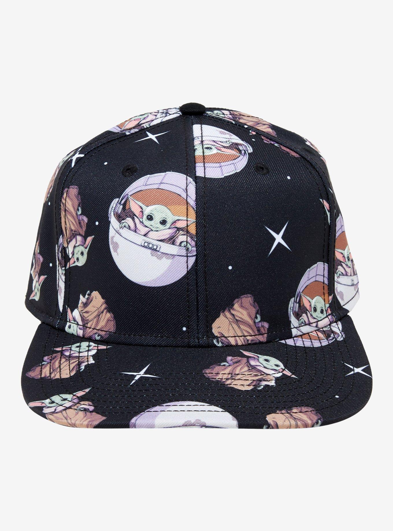 Star Wars The Mandalorian Grogu Print Snapback Hat, , hi-res