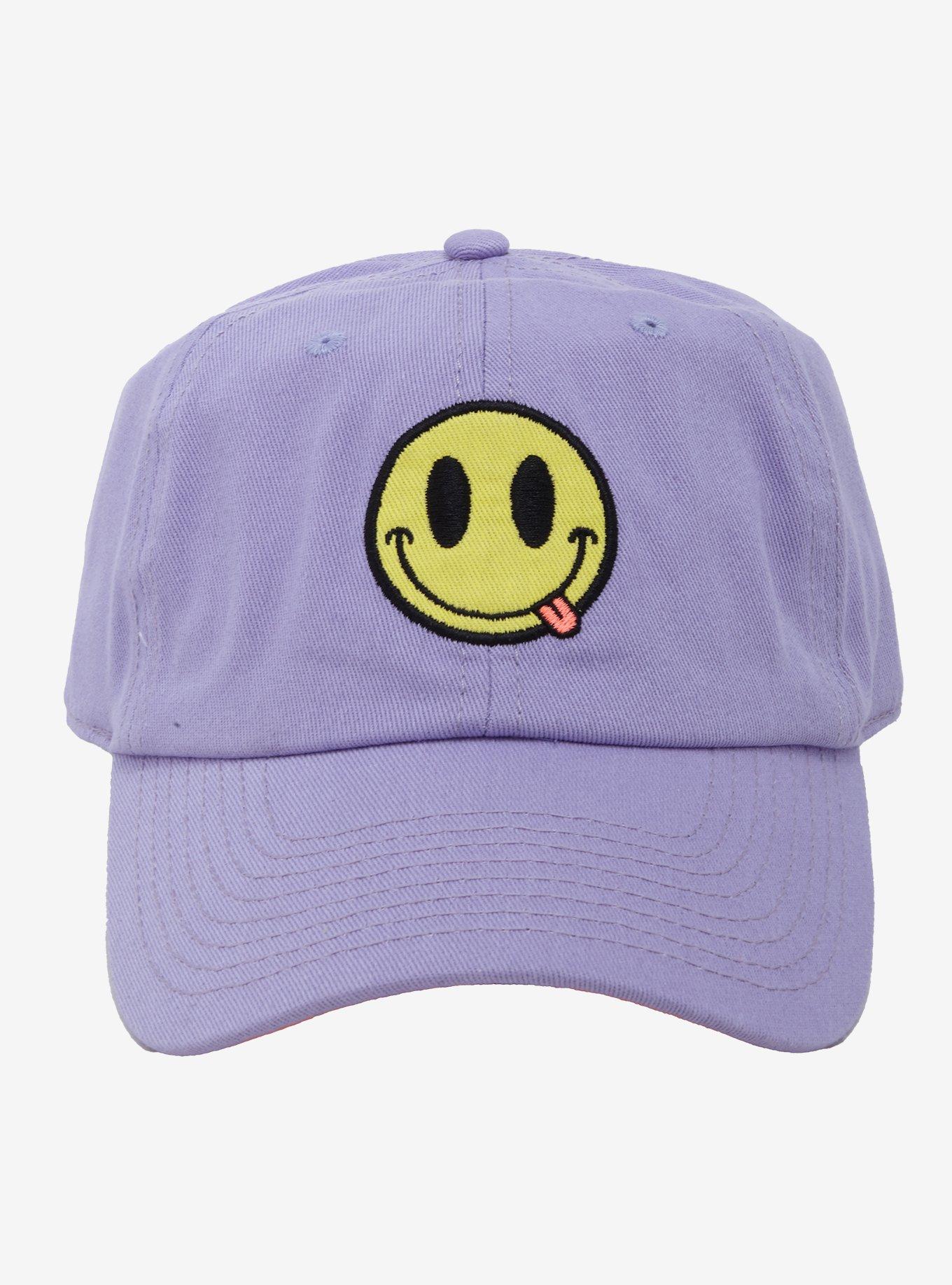 Tongue Out Happy Face Dad Cap, , hi-res