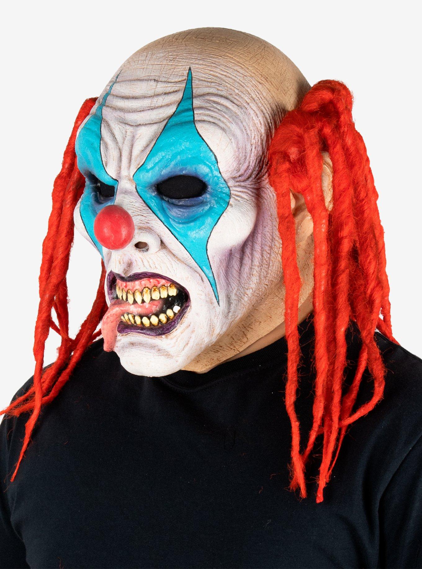 Kill The Clowns Crazy Head Latex Mask, , alternate