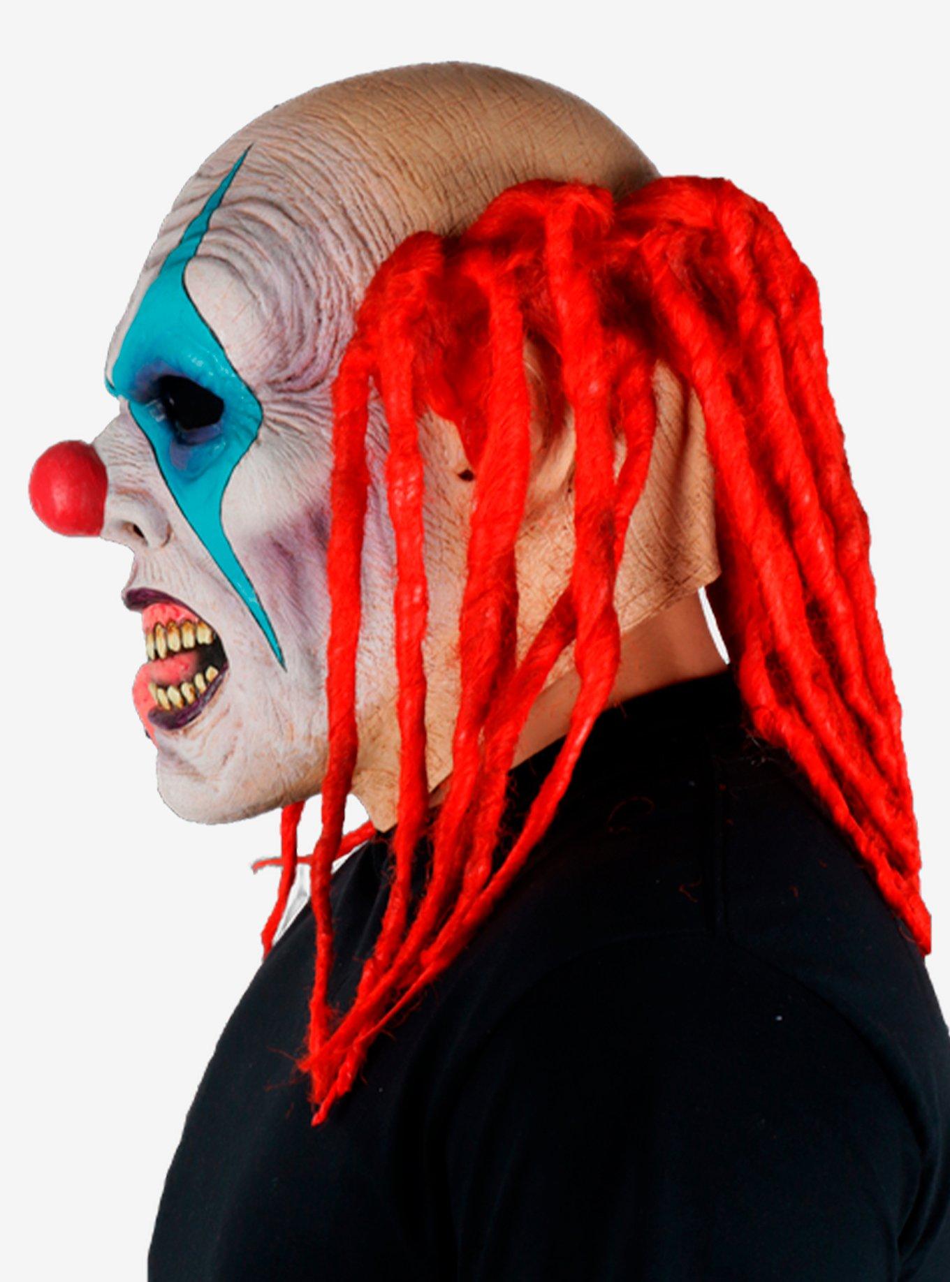 Kill The Clowns Crazy Head Latex Mask, , alternate