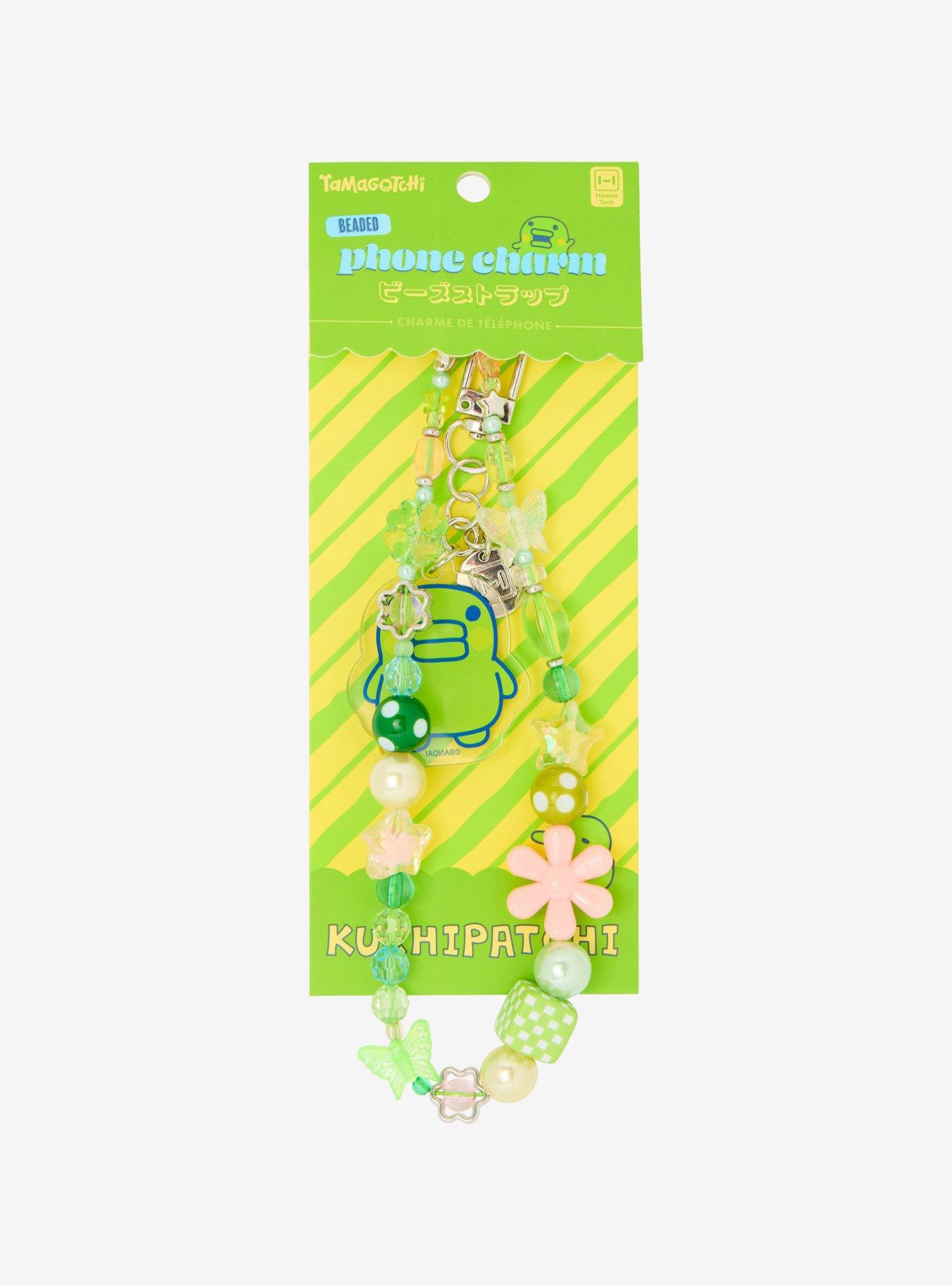 Hamee Tamagotchi Kuchipatchi Beaded Phone Charm, , alternate