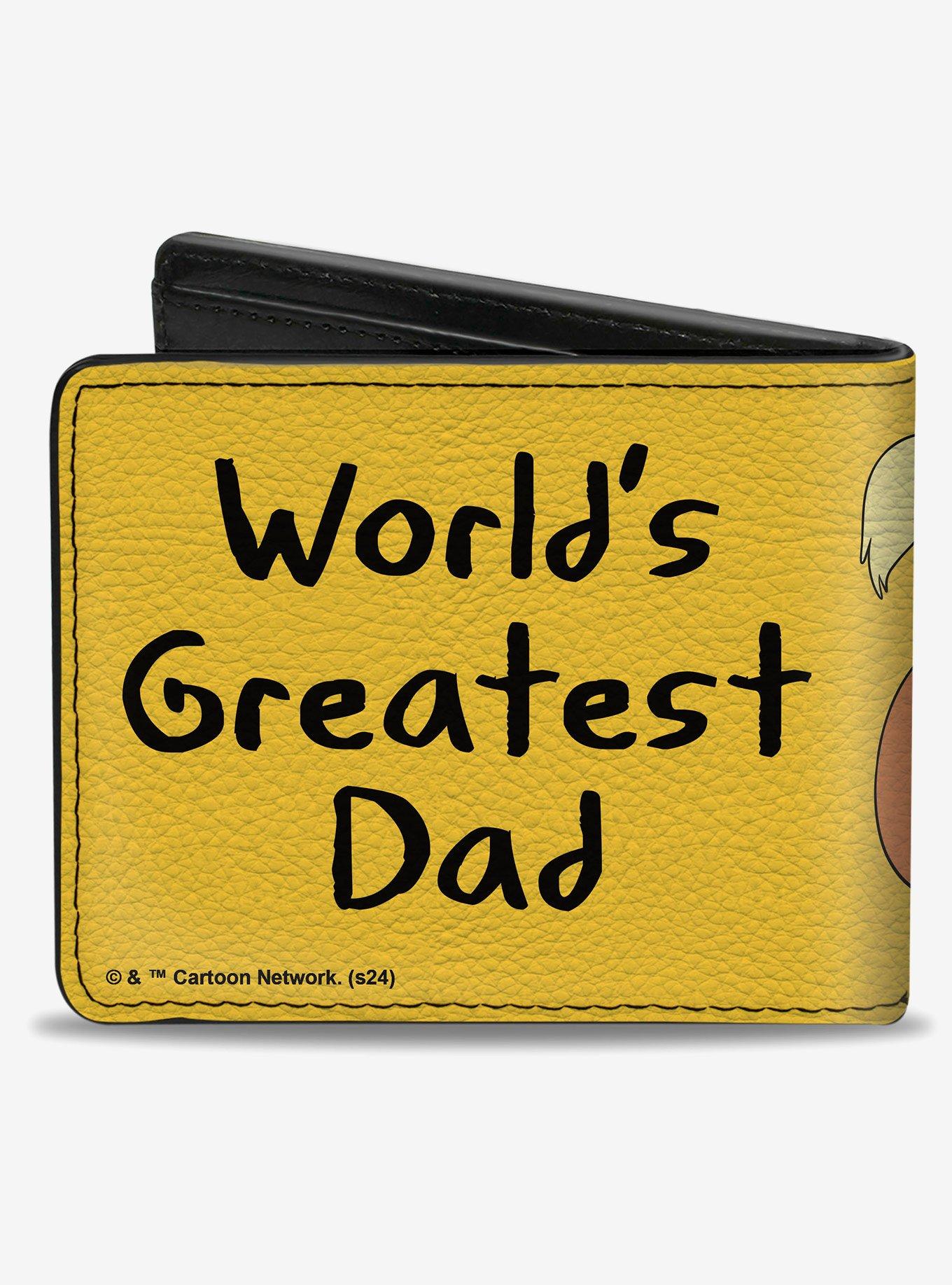 Adventure Time Jake and Pups Worlds Greatest Dad Pose Bifold Wallet, , hi-res