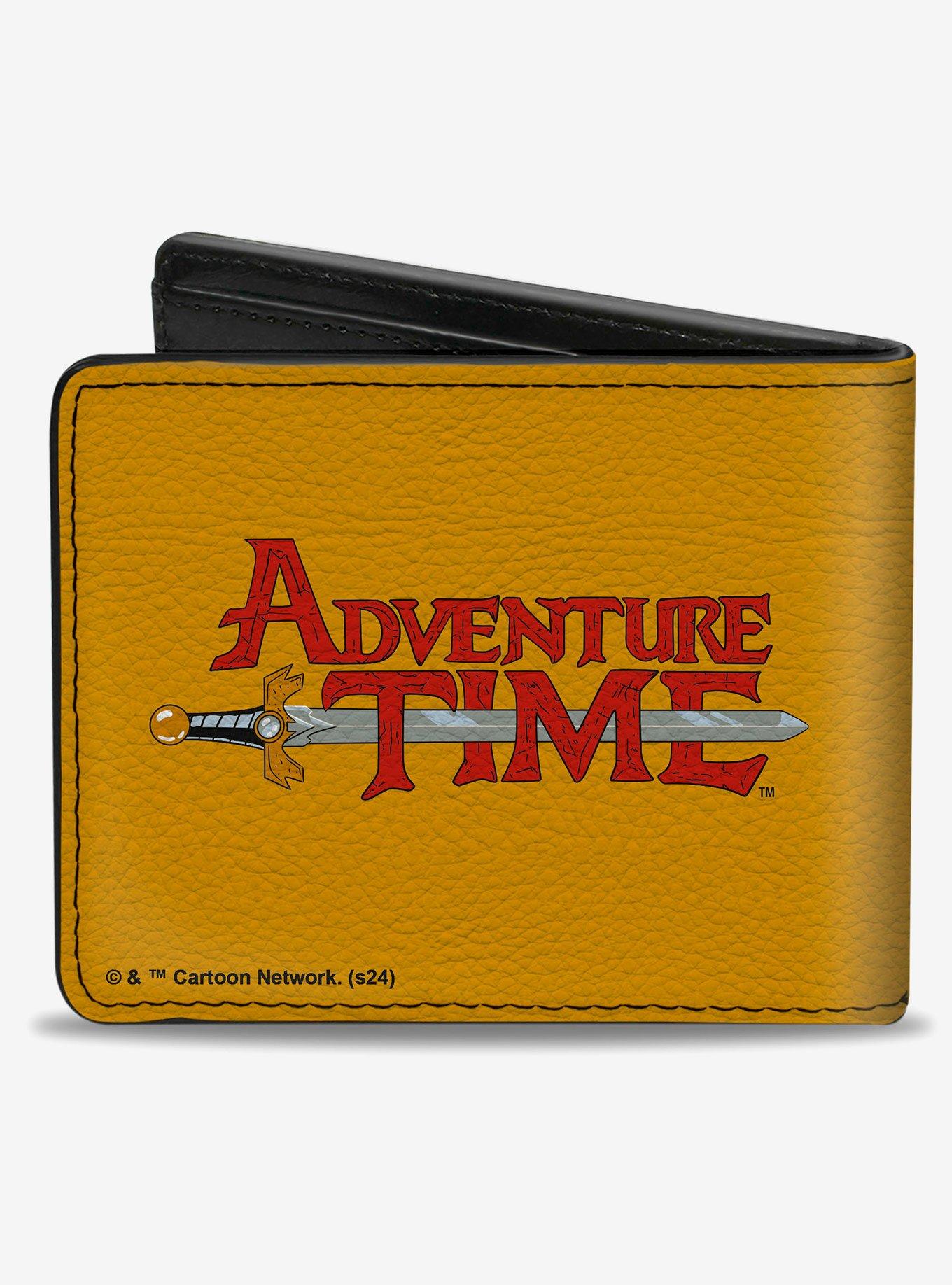Adventure Time Title Logo and Jake Face Bifold Wallet, , hi-res