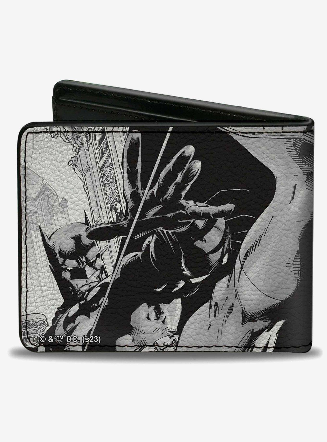 DC Comics Batman Jim Lee Hush Chain and Grappling Hook Pencils Bifold Wallet, , hi-res