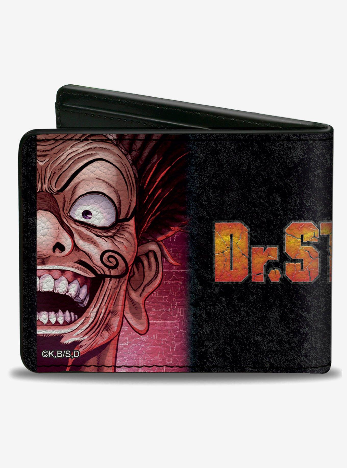 Dr. Stone Ibara Senku Split Pose and Title Logo Bifold Wallet, , hi-res