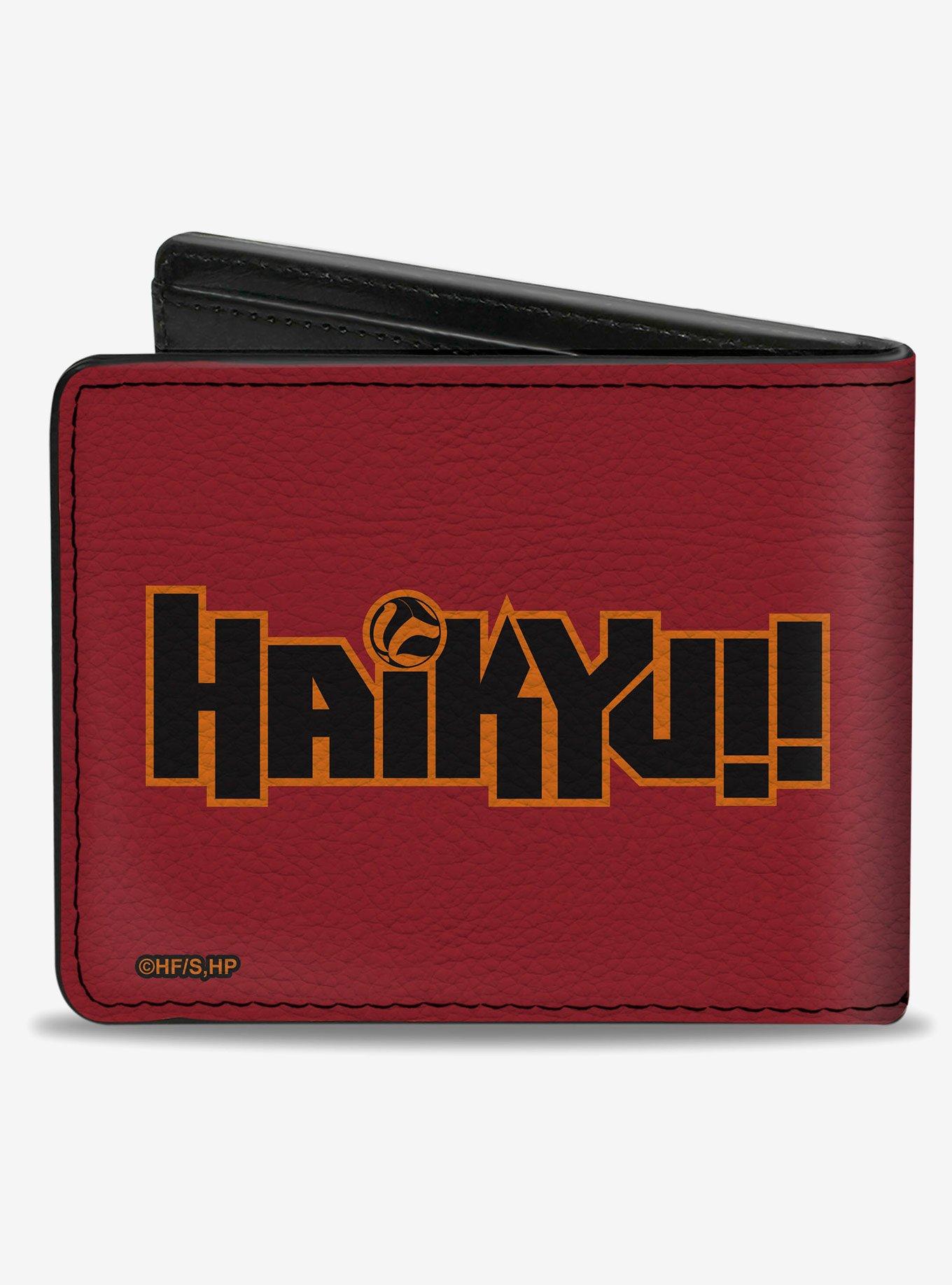 Haikyu!! Nekoma High School Kozume and Kuroo CONNECT Pose Bifold Wallet