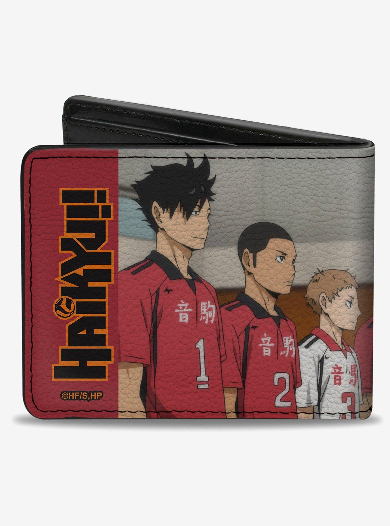Haikyu!! Nekoma High School Connect Group Pose Bifold Wallet