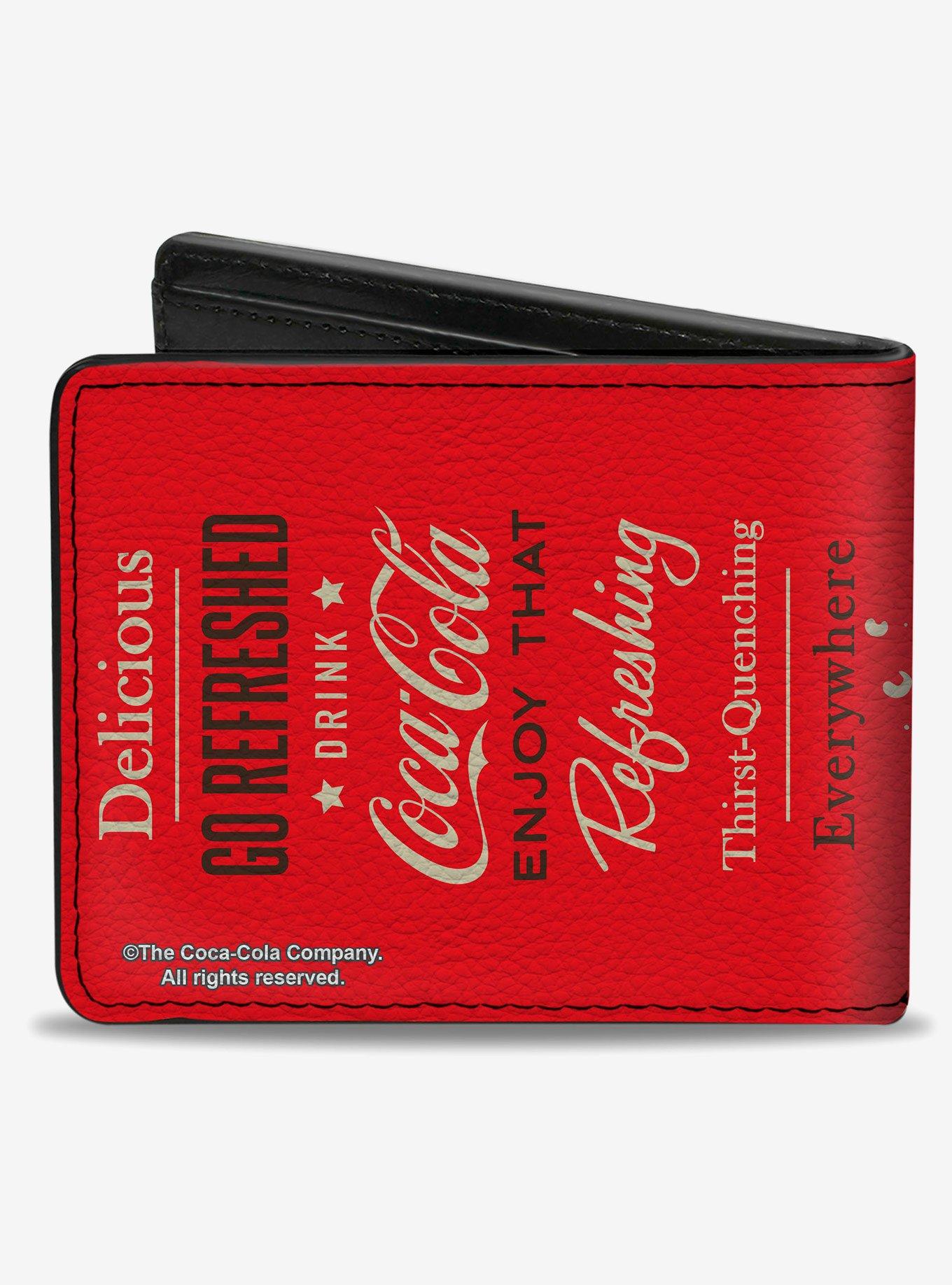 Coca-Cola Enjoy That Everywhere Bottle Bifold Wallet, , hi-res