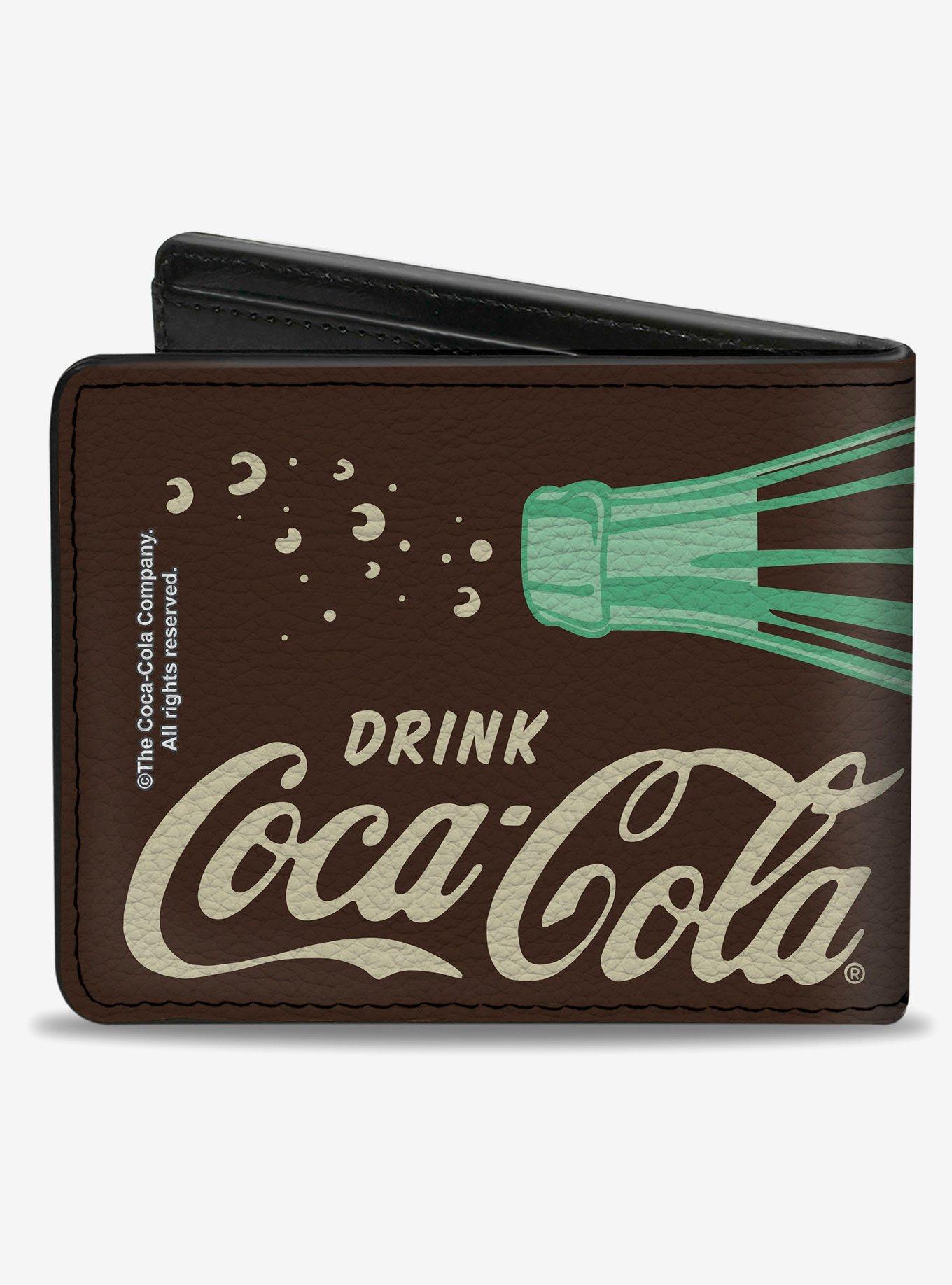 Coca-Cola Drink Coca Cola Pause and Refresh Bottle Bifold Wallet, , hi-res