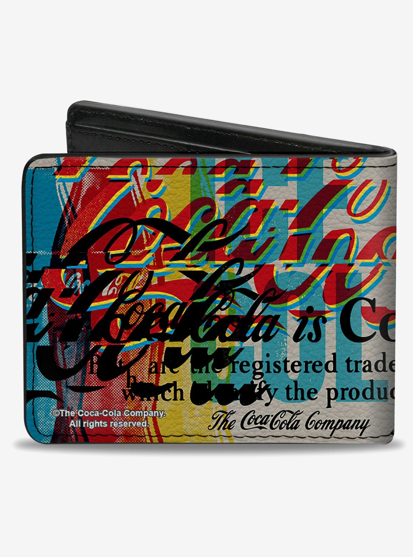 Coca-Cola Coke Is It Pop Art Collage Bifold Wallet, , hi-res