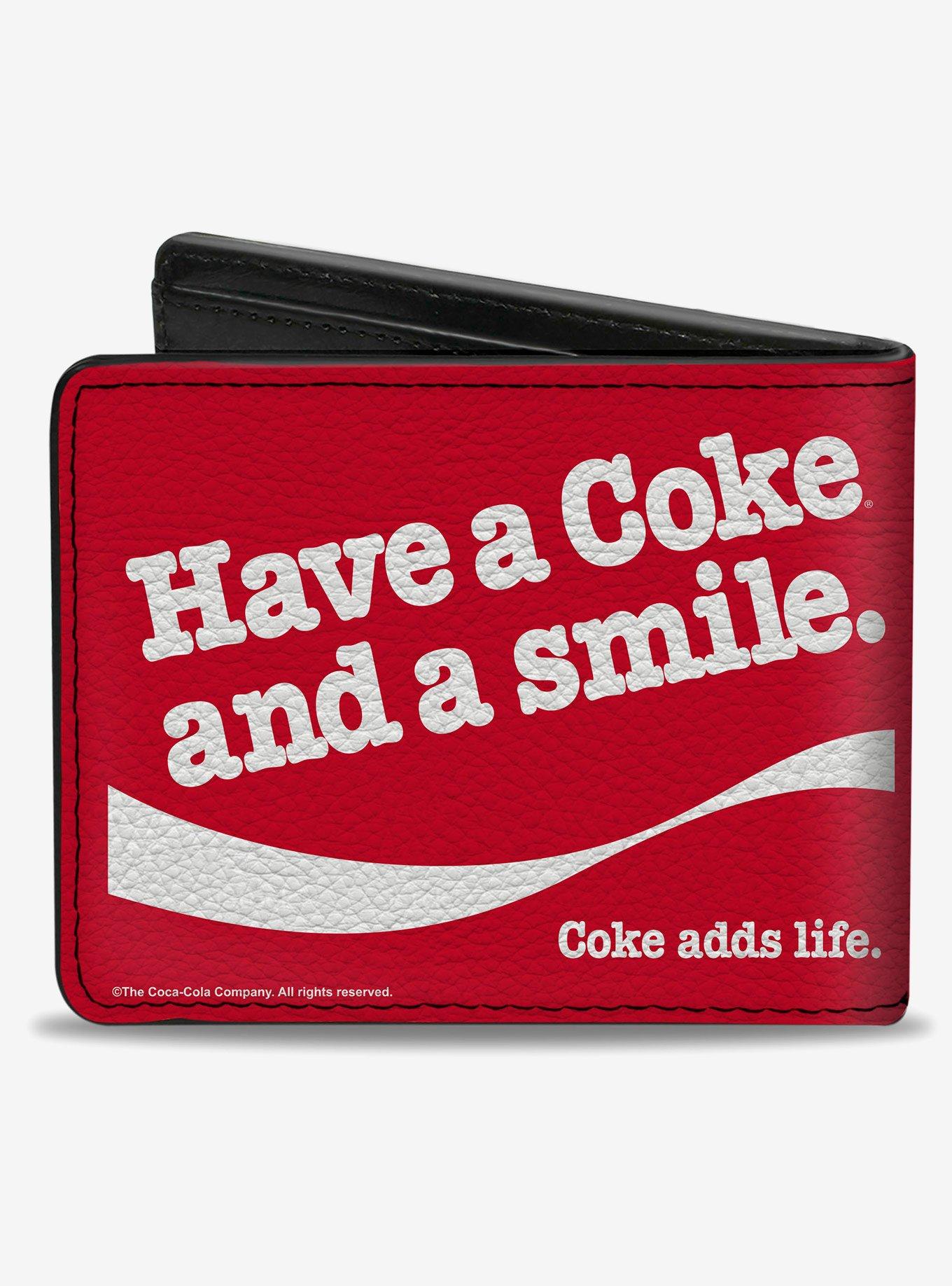 Coca-Cola Have A Coke and A Smile Wave Bifold Wallet, , hi-res