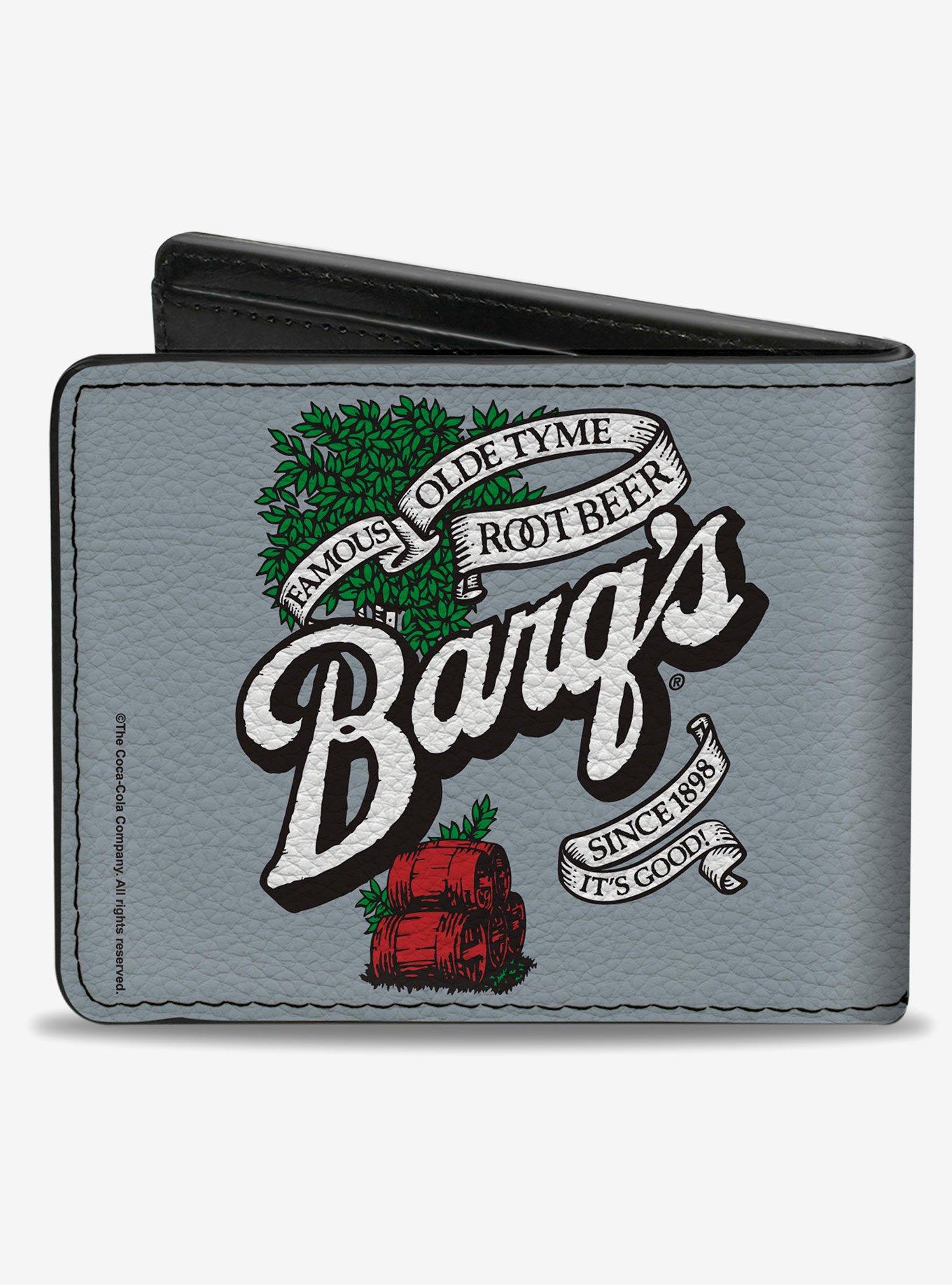 Coca-Cola Barqs Old Tyme Root Beer Barrels Logo Bifold Wallet, , hi-res