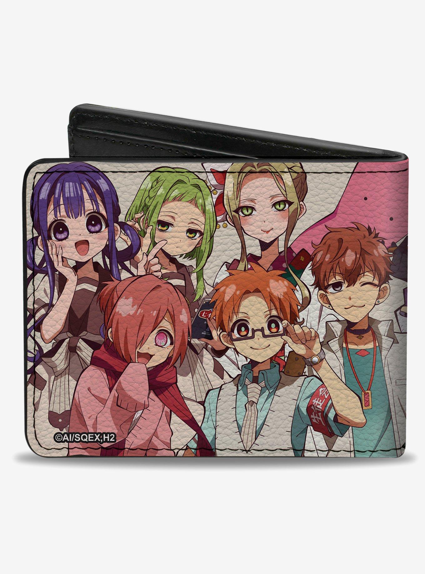 After-School Hanako-Kun 13 Character Poses Stacked Bifold Wallet
