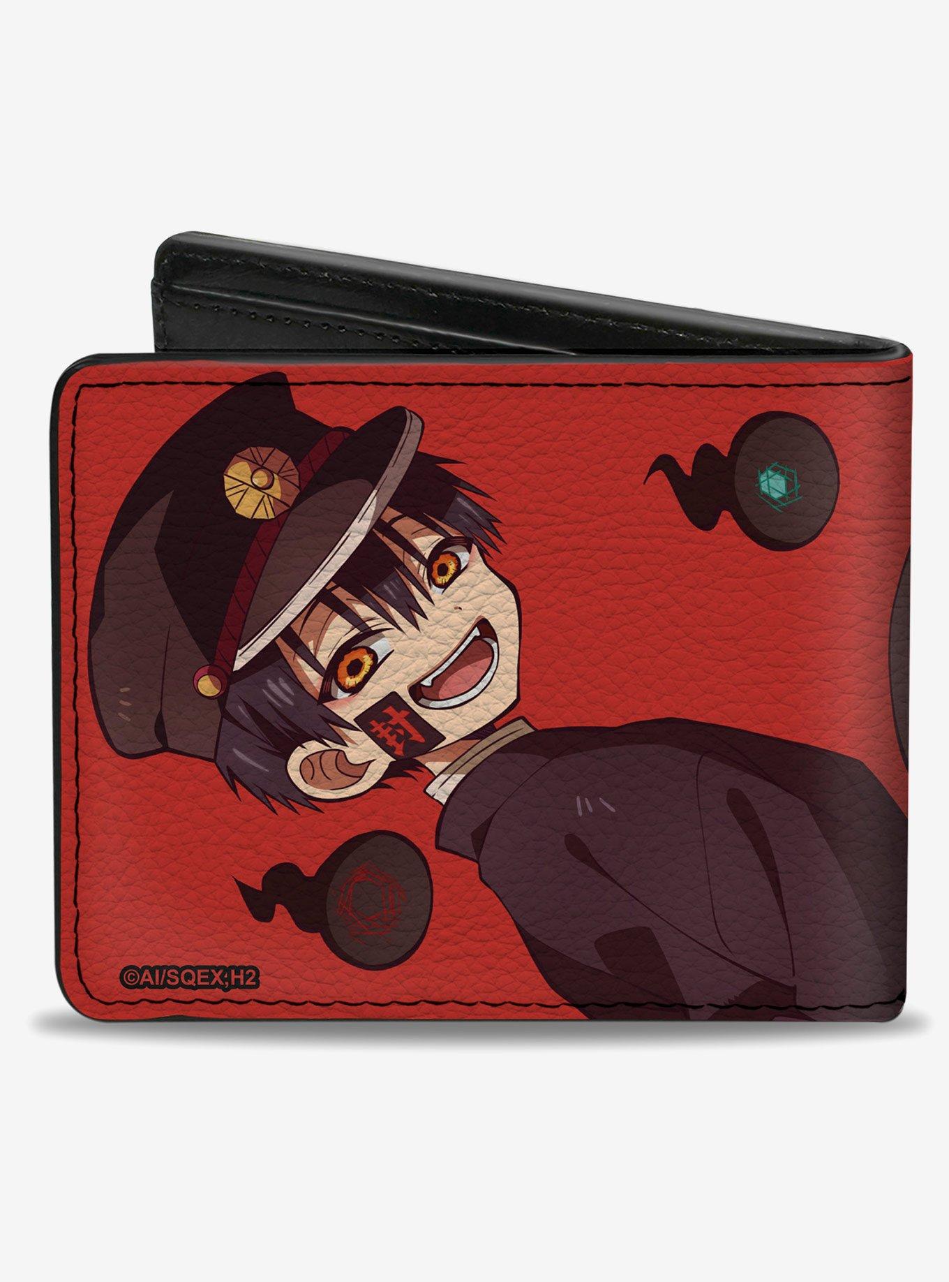 After-School Hanako-Kun Hanako Poses and Title Logo Bifold Wallet, , hi-res