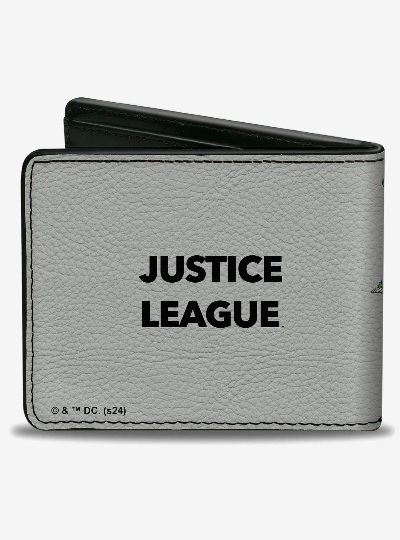 DC Comics Justice League Retro Superhero Group Pose Bifold Wallet