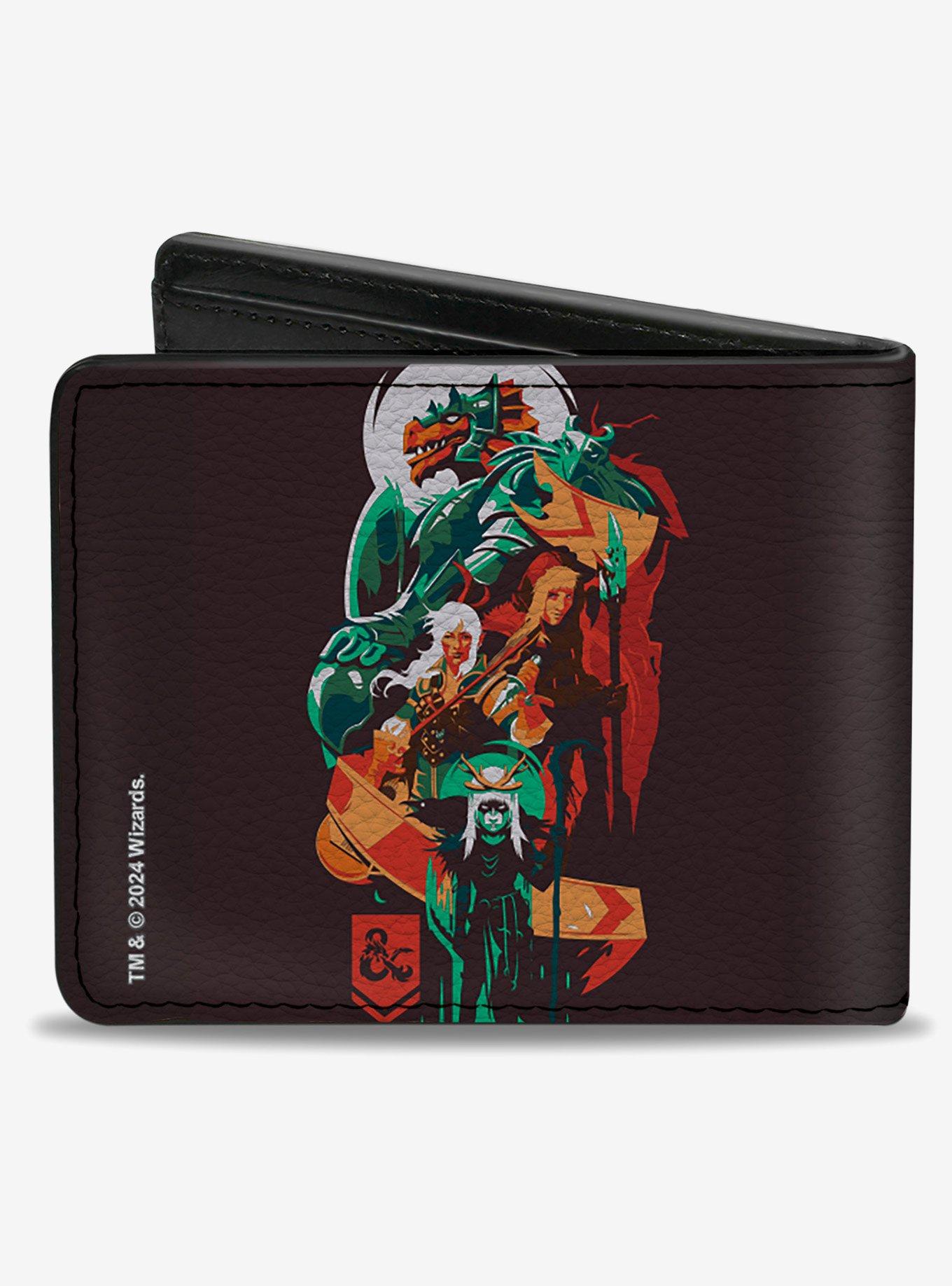 Dungeons & Dragons Characters Collage Bifold Wallet, , hi-res