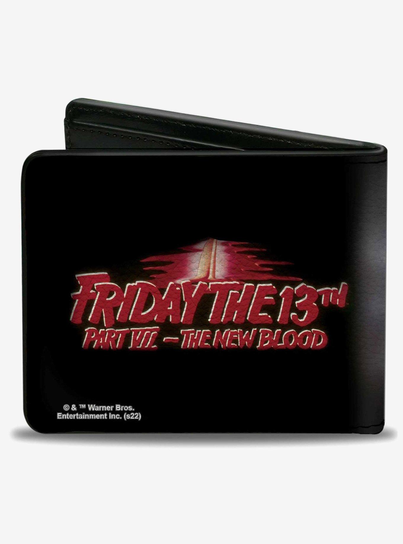 Friday the 13th Part VII The New Blood Movie Poster Title Bifold Wallet