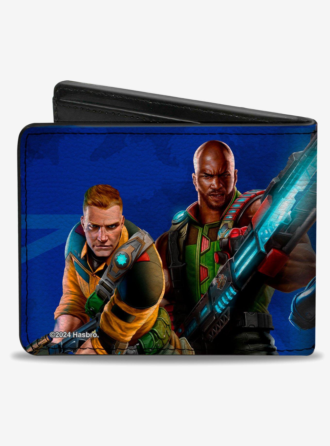 GI Joe Unit Agents Group Pose and Logo Bifold Wallet