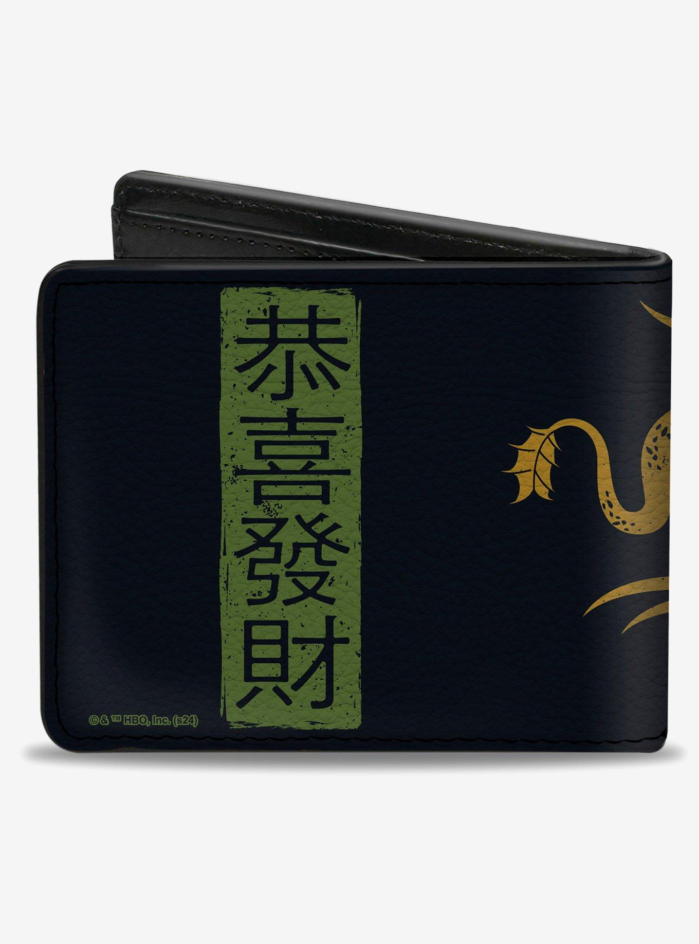 House of the Dragon Year of the Dragon Icon and Text Bifold Wallet, , hi-res