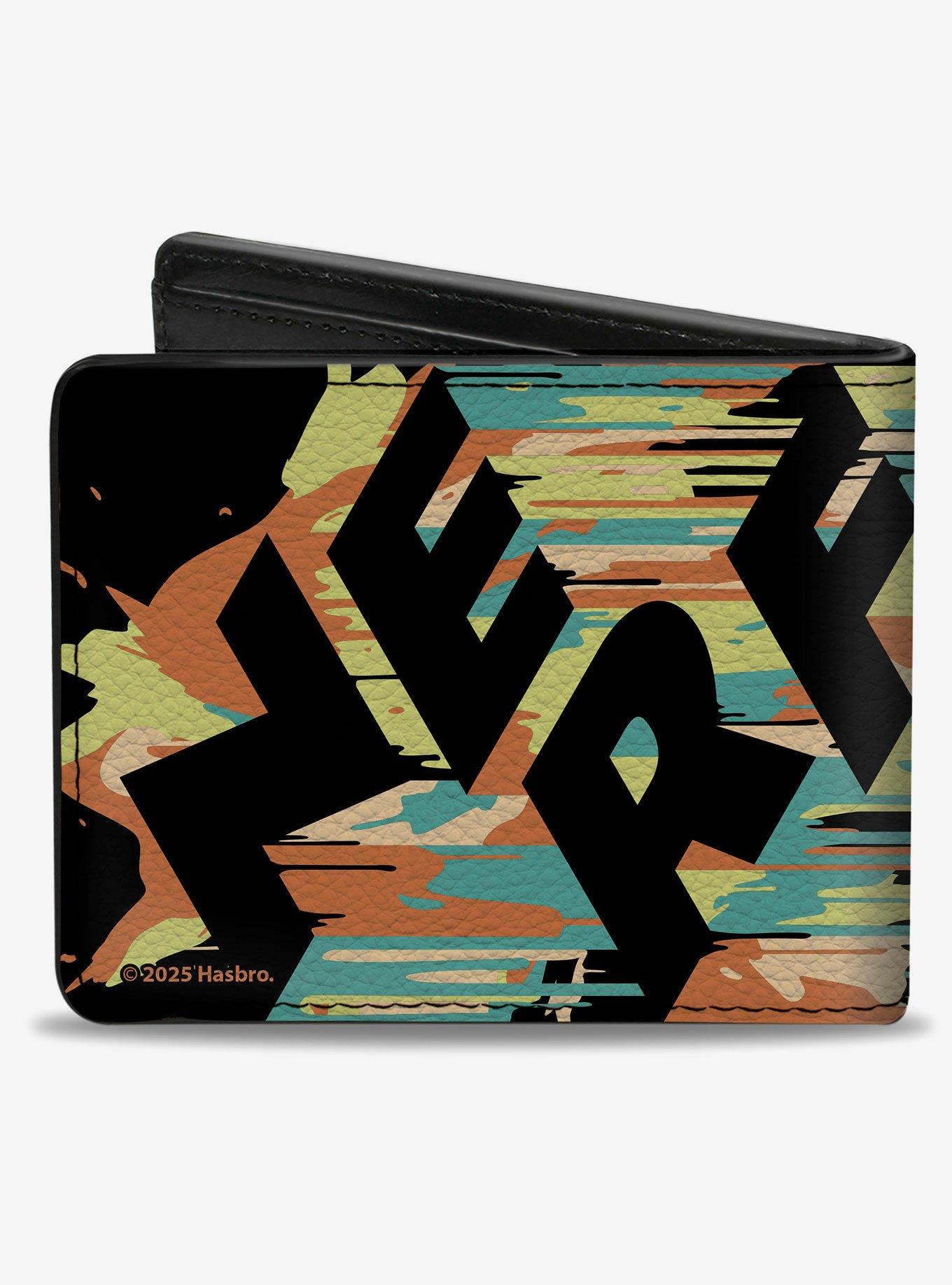 Nerf Text Splatter Bifold Wallet, , hi-res