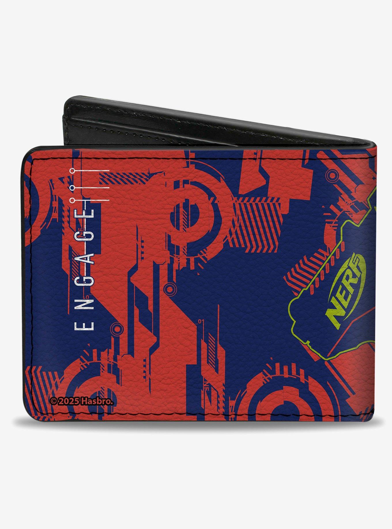 Nerf Disruptor Engage Collage Bifold Wallet, , hi-res