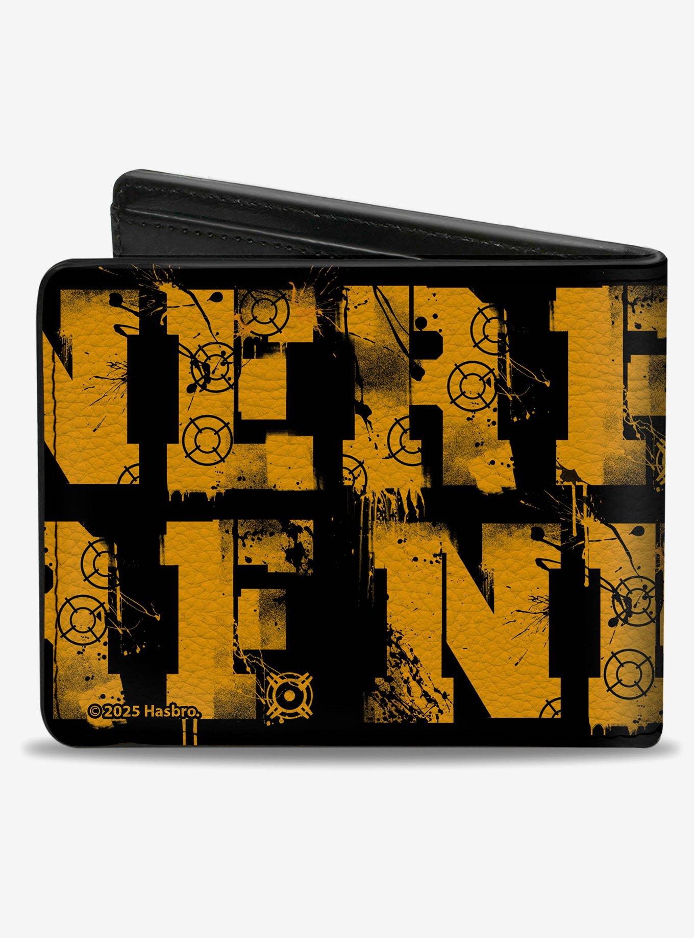 Nerf Target Text Bifold Wallet, , alternate