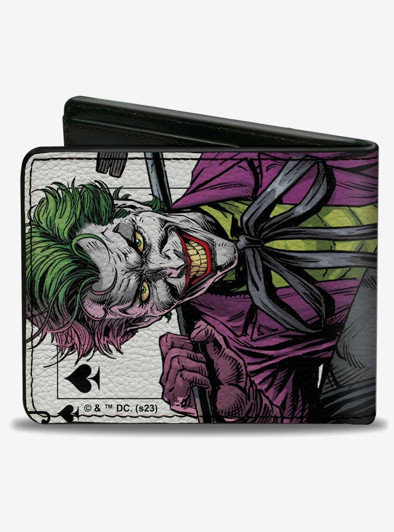 DC Comics Batman Versus Joker Three Jokers Spade Card Comic Book Cover Bifold Wallet, , hi-res