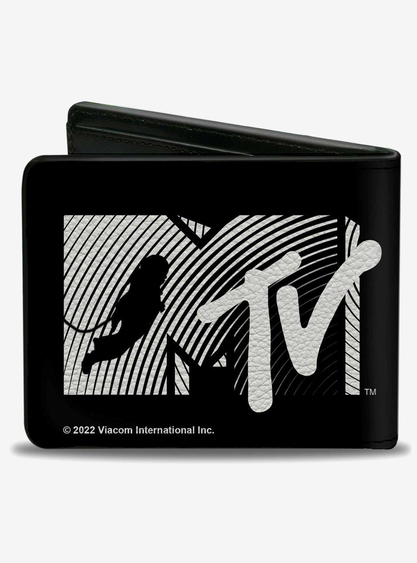 MTV Moon Man Logo Bifold Wallet, , hi-res