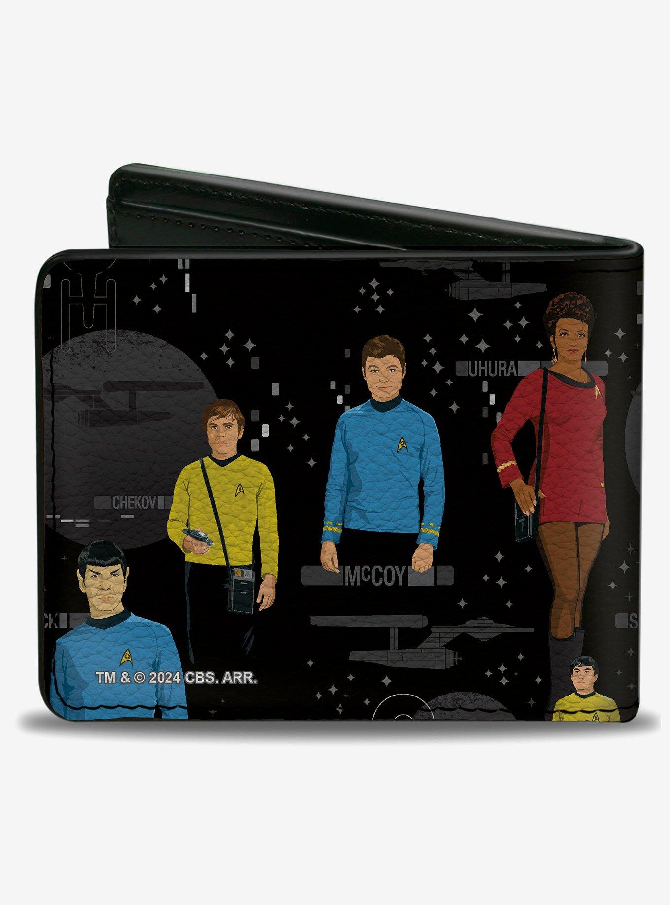 Star Trek Crew Poses and Icons Bifold Wallet