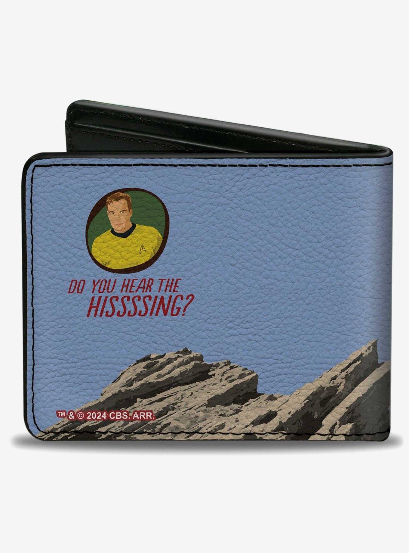 Star Trek Attack of the Gorn Scene and Captain Kirk Bifold Wallet
