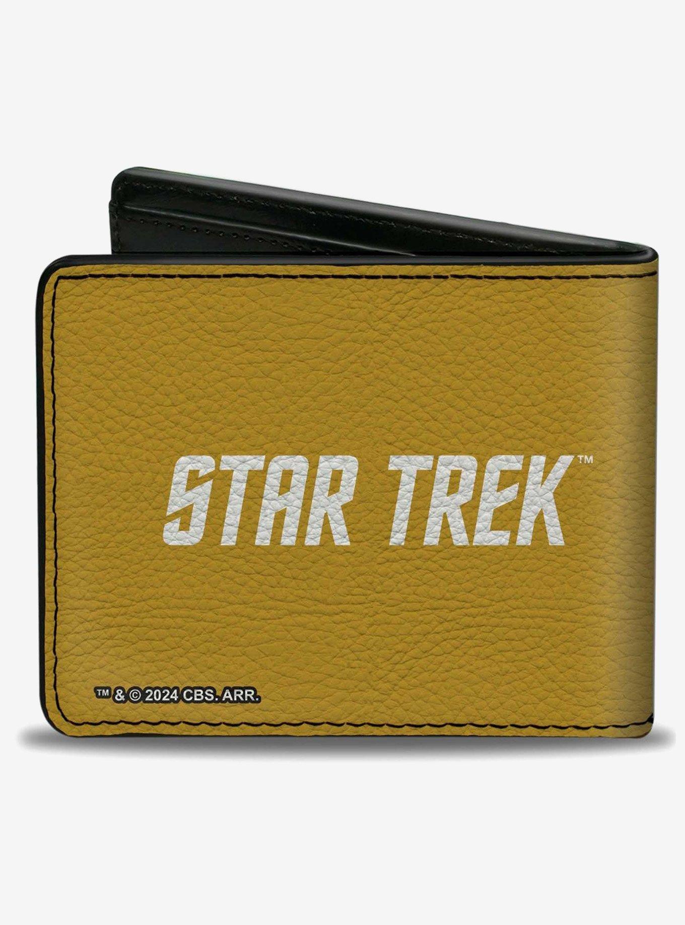 Star Trek Starfleet Command Insignia Logo Gold Bifold Wallet, , hi-res