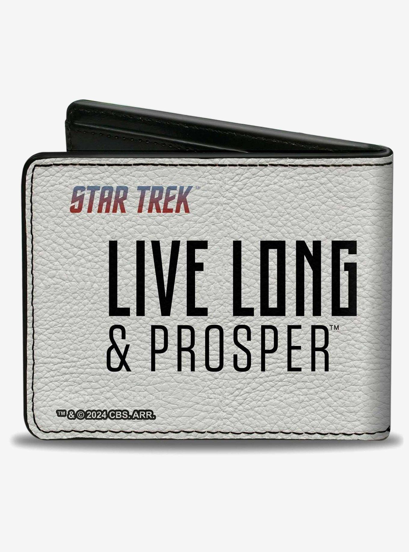 Star Trek Live Long and Prosper Hand Sign Bifold Wallet, , alternate